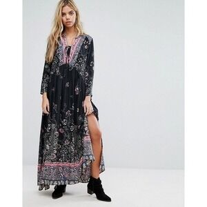 knee length dresses for ladies Free People Dream Weaver Maxi Dress – AH Collection main image 1